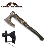 Old Ram Medieval Warrior Viking Axe