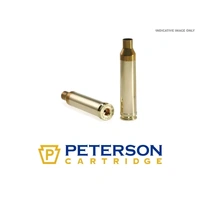 Peterson 6mm XC Small Rifle Primer Brass - 50 Pack