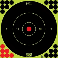 ProShot Splatter Shot 12" Green Peel & Stick Bullseye Target - 12 Pack