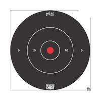 ProShot Splatter Shot 12" White Peel & Stick Bullseye Target - 12 Pack