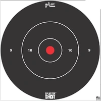 ProShot Splatter Shot 12" White Bullseye Target with Tag Paper - 12 Pack