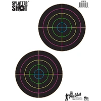 ProShot Splatter Shot 5" Bullseye Multi-Colour Targets 10 pack