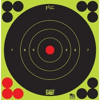 ProShot Splatter Shot 6" Green Peel & Stick Bullseye 12 pack