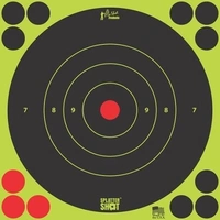 ProShot Splatter Shot 8" Green Peel & Stick Bullseye Target - 30 Pack