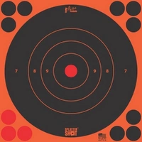 ProShot Splatter Shot 8" Orange Peel & Stick Bullseye Target 30 pack