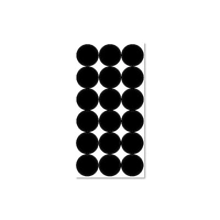 ProShot Splatter Shot 1" Peel & Stick Repair Pasters - 216 Black Pasters