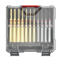 Real Avid Accu-Punch 11-Piece Standard Brass & Steel Pin Punch Set