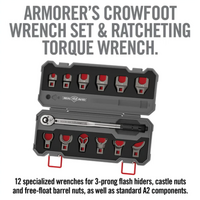 Real Avid Master-Fit 13-Piece AR15 Crowfoot Wrench Set