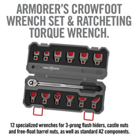 Real Avid Master-Fit 13-Piece AR15 Crowfoot Wrench Set