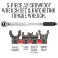 Real Avid Master-Fit 5-Piece A2 Crowfoot Wrench Set