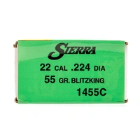Sierra .224 55 gr BlitzKing 500 Pack