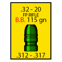 Spartan .32-20 115 gr Round Nose 500 Pack