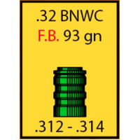 Spartan .32 S&W Long 93 gr BNWC 500 Pack