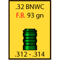 Spartan .32 S&W Long 93 gr BNWC 500 Pack