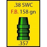 Spartan .38 158 gr SWC 500 Pack