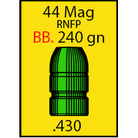 Spartan 44 Mag 240 gr FP 250 Pack