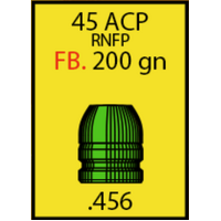 Spartan .452 200 gr LC RNFP 500 Pack