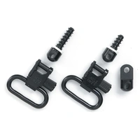 Uncle Mike's QD115 RUG 1" Black Swivel Set for Ruger 10/22, .44 Mag (GTSW27)