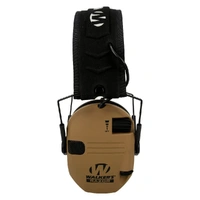 Walkers Razor Slim Electronic Earmuffs - Battle Brown