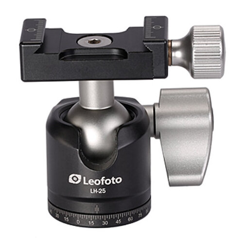 Leofoto LH-25 Low Profile Ball Head with PU-25 Plate