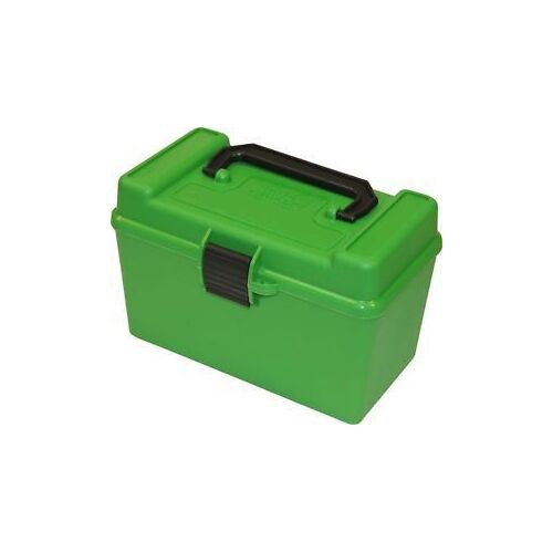 MTM Deluxe Rifle Ammo Box - RMAG - 50 Round - Green