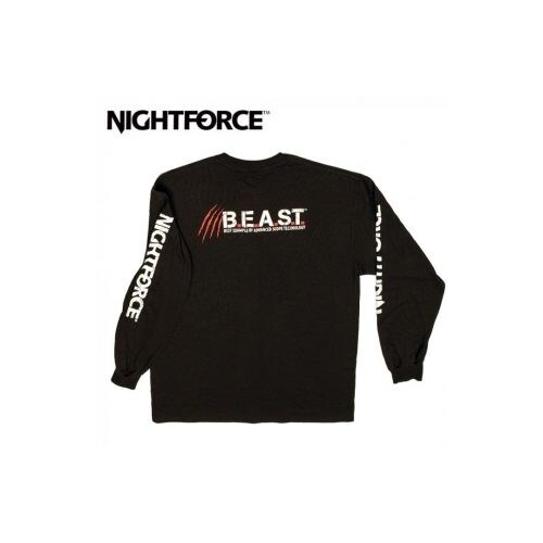 Nightforce BEAST Long Sleeve Black Men'sT -Shirt - Large