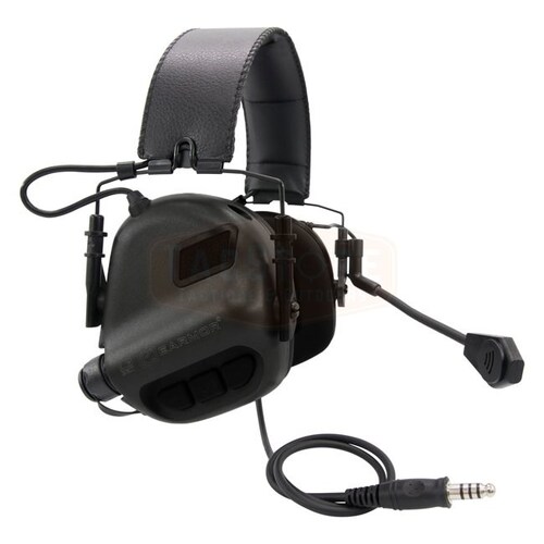 Earmor M32 Electronic Communication Hearing Protection - Tactical Black