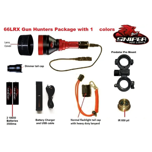 Sniper Hog Light 66LRX Hog Light 850nm Illuminator Kit